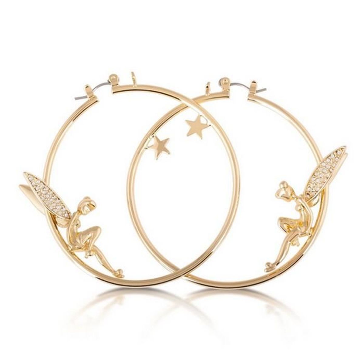 Boucle d\u0027oreille Fée Clochette Boucles d\u0027oreilles Créoles Disney