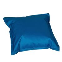 COUSSIN D'EXTÉRIEUR EASY FOR LIFE Coussin déco bleu pétrole à volant P COUSSIN D'EXTÉRIEUR EASY FOR LIFE Coussin déco bleu pétrole à volant P