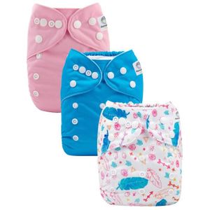 Blue touch Newborn Lot de 3 Couches lavables Newborn Te1 Maman et bb Nature