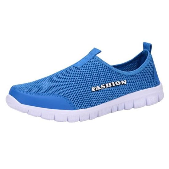 HEE GRAND Homme Chaussure Sportive Slip-on Bleu - Achat / Vente basket HEE GRAND Homme Chaussure Sportive Slip-on Bleu - Achat / Vente basket