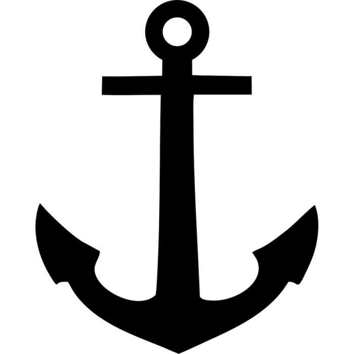 Autocollant sticker voiture moto ancre bateau - Achat ...