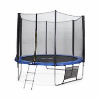 TRAMPOLINE Trampoline de jardin Mars XXL 305cm bleu avec file TRAMPOLINE Trampoline de jardin Mars XXL 305cm bleu avec file