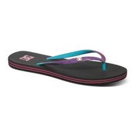 TONG Tong femme DC Shoes Spray SE Noir/Rose TONG Tong femme DC Shoes Spray SE Noir/Rose