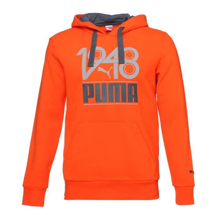 PUMA Fun S Casual Sweat à capuche Homme - Orange