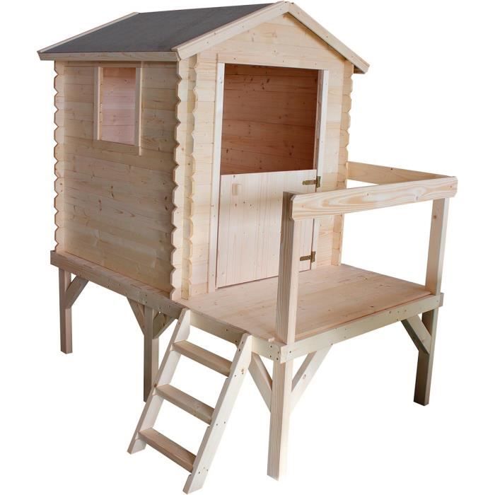 Cabane en bois pour enfant ZŒ