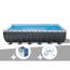 Kit Piscine Tubulaire Intex Ultra Xtr Frame Rectangulaire 732 X 3