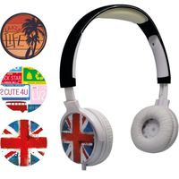 CASQUE AUDIO ENFANT TEKNOFUN Casque audio personnalisable Travel - Ble CASQUE AUDIO ENFANT TEKNOFUN Casque audio personnalisable Travel - Ble