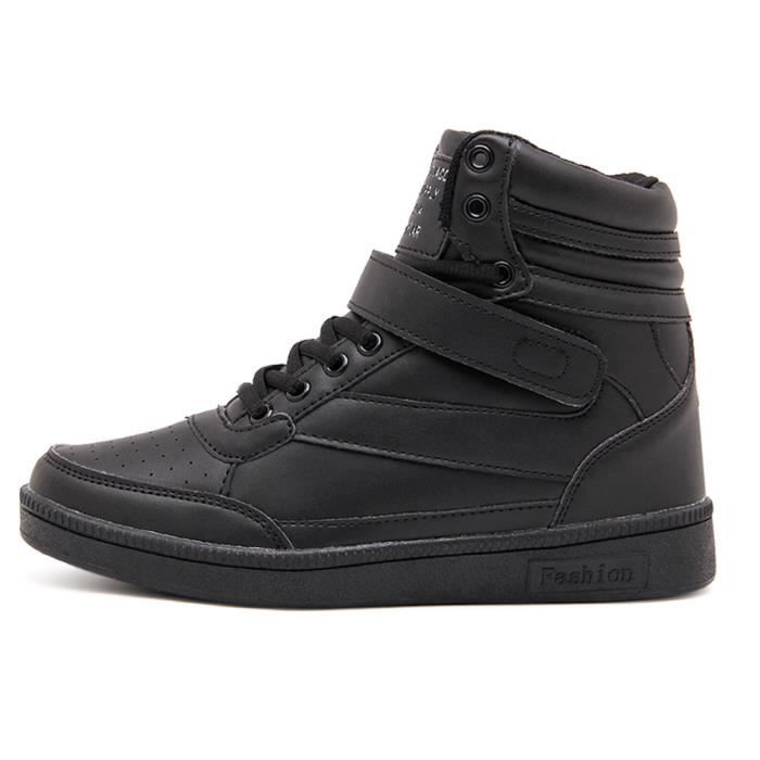 Femme Sport Noir Compensées Chaussures Montante Basket Sneakers Nior Tc31ulFKJ5