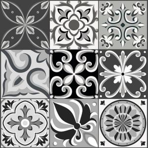 TAPIS AMADORA Tapis 100% vinyle - Imitation carreau de c