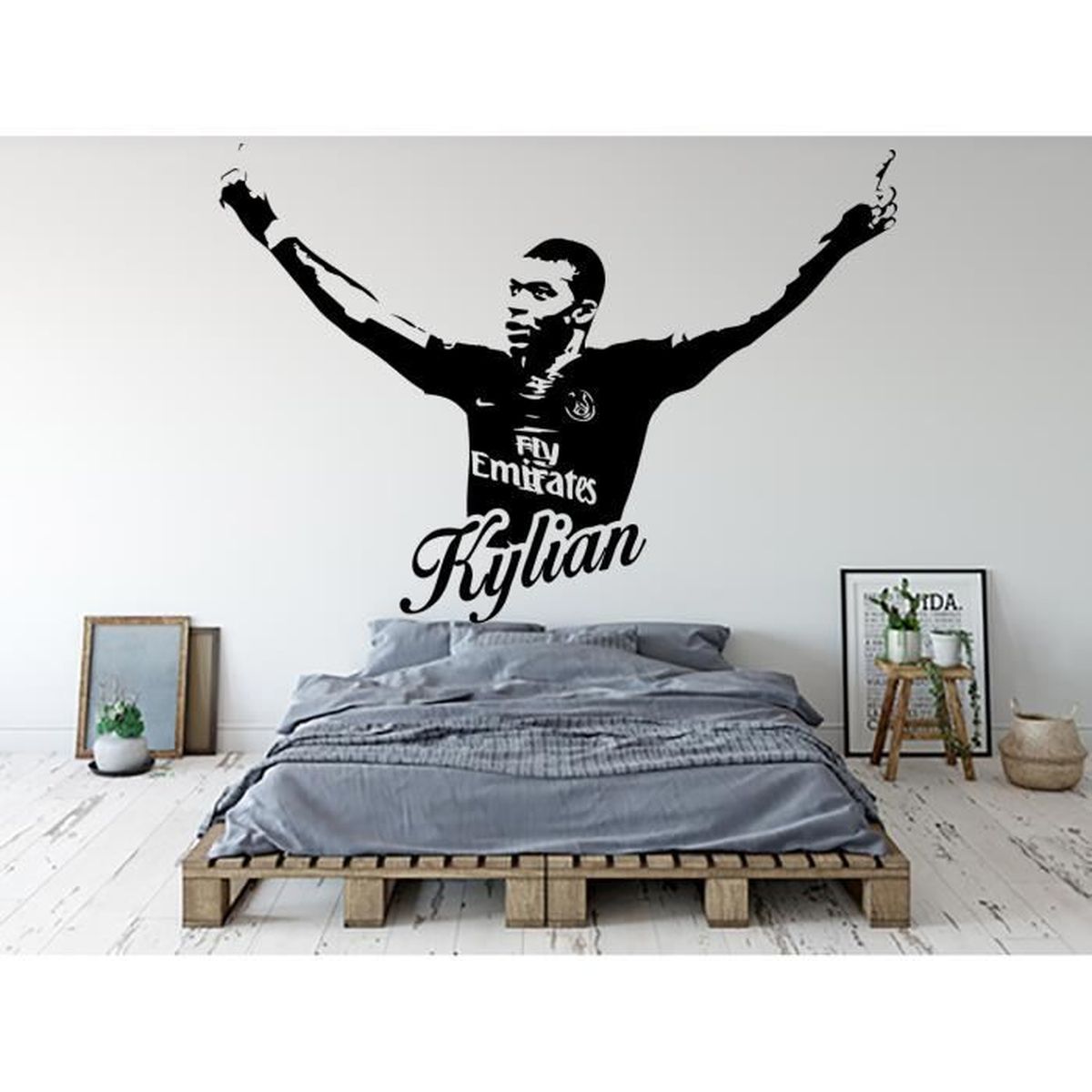 Kylian Mbappe Sticker Mural Sticker Autocollant Mural Déco