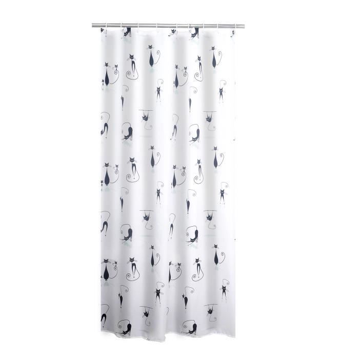 RIDDER Rideaux de douche Cats textile