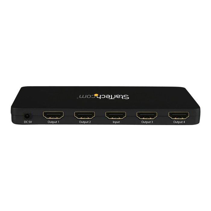 Splitter vidéo HDMI 4K 4 ports - 1 x 4 - Aluminium - Répartiteur HDMI 4K à 4 ports avec boîtier en aluminium - ST124HD4K
