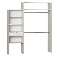 AMENAGEMENT DRESSING HAWAI Dressing extensible contemporain décor chêne AMENAGEMENT DRESSING HAWAI Dressing extensible contemporain décor chêne