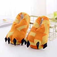 CHAUSSON - PANTOUFLE Chausson femme tout chaud blanc Drôle Animal Patt CHAUSSON - PANTOUFLE Chausson femme tout chaud blanc Drôle Animal Patt