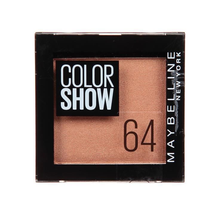 GEMEY MAYBELLINE Fard à Paupières Coloshow 64 One Cent Cop