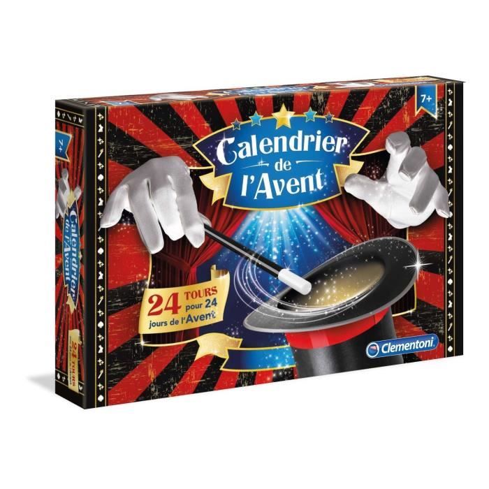 CLEMENTONI - Le Calendrier de l'Avent de la Magie - Jeu de Magie