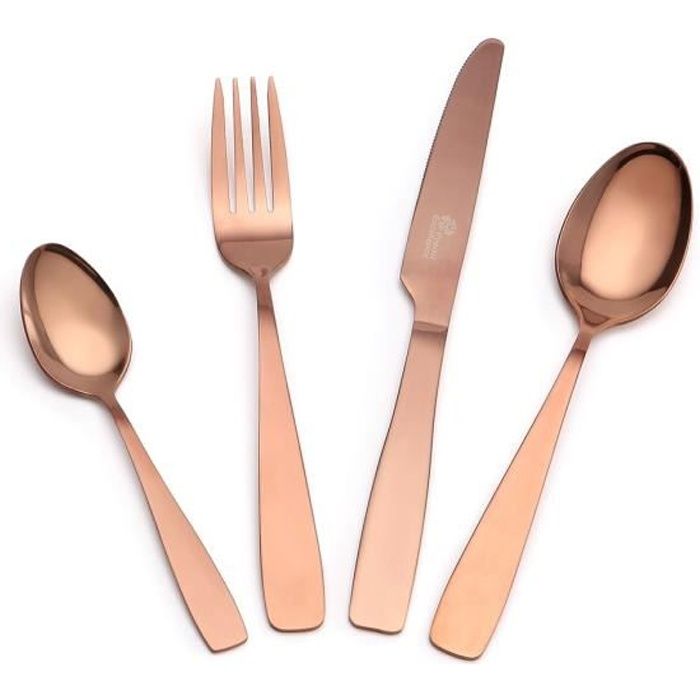 PRADEL EXCELLENCE Ménagère Planet 16 pièces - Cuivré