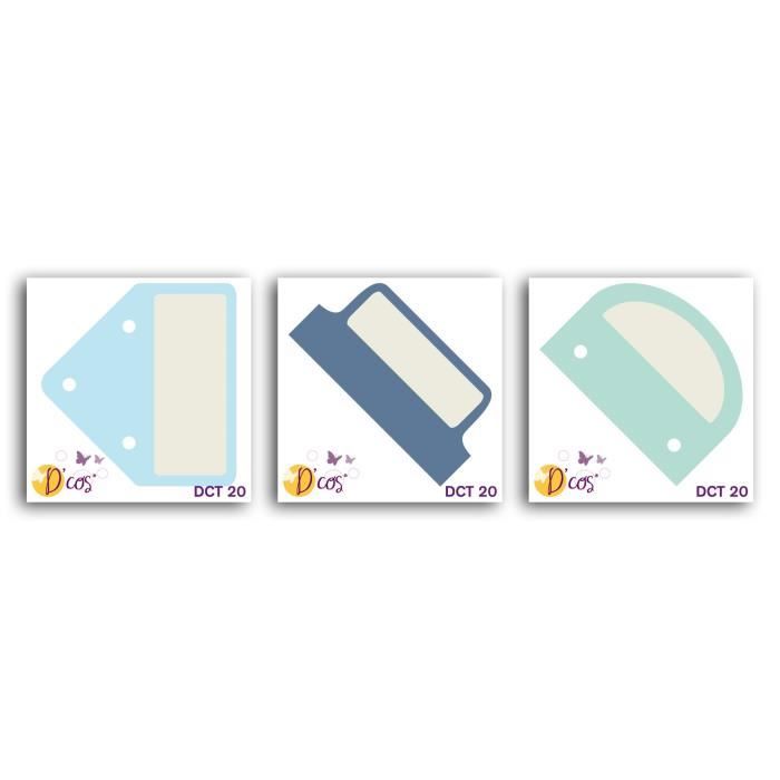 LES D'COS® DE TOGA Pack de 3 Dies Index