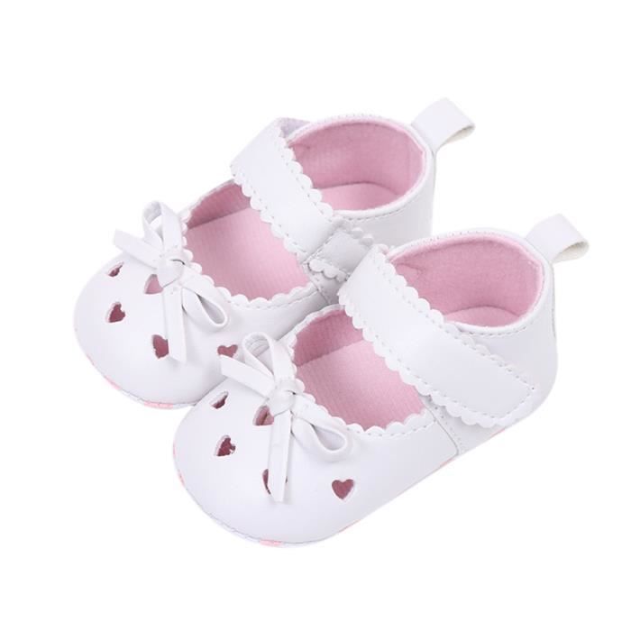 Blanc Frankmall®chaussures Anti De Berceau Bowknot Semelles Bébé wqq0926011 Filles dérapantes Espadrilles Douces q1pHnawf1