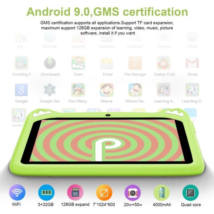 Tablette Tactile 10.1 Pouces 4G Doule SIM WiFi3