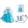 Robe de princesse reine des neiges elsa