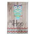 Tableau Peinture Hibou Toile Moderne Salon Décoration Mural Sans