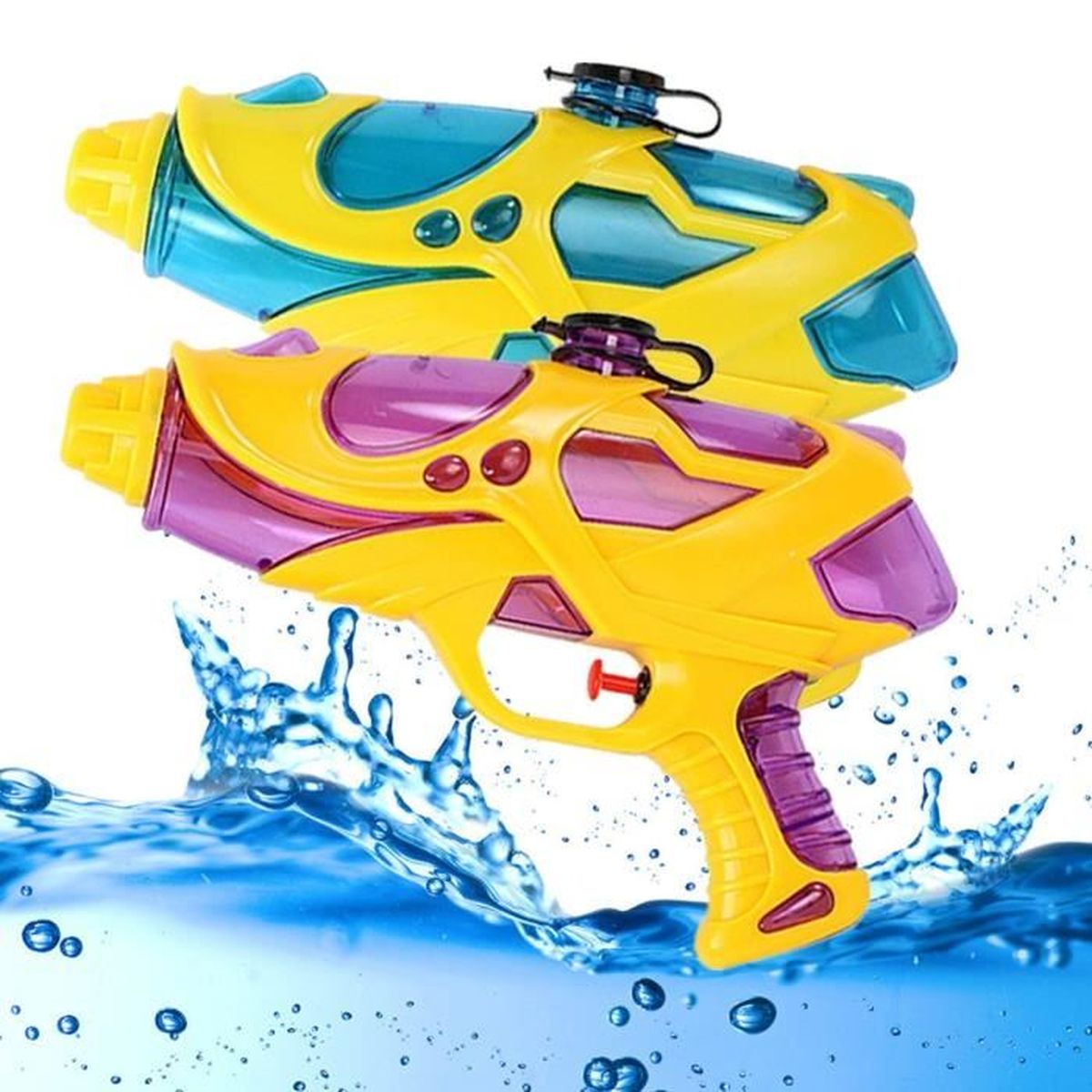 Pistolet à Eau Puissant Lot De 2 Pour Enfants Et Adultes