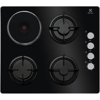 PLAQUE VITROCÉRAMIQUE ELECTROLUX EGL6082NEK - Table de cuisson mixte - 3 PLAQUE VITROCÉRAMIQUE ELECTROLUX EGL6082NEK - Table de cuisson mixte - 3