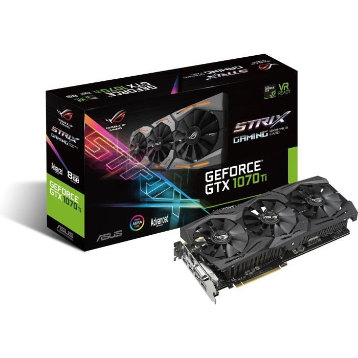 ASUS Carte Graphique STRIX-GTX1070TI A8G GAMING