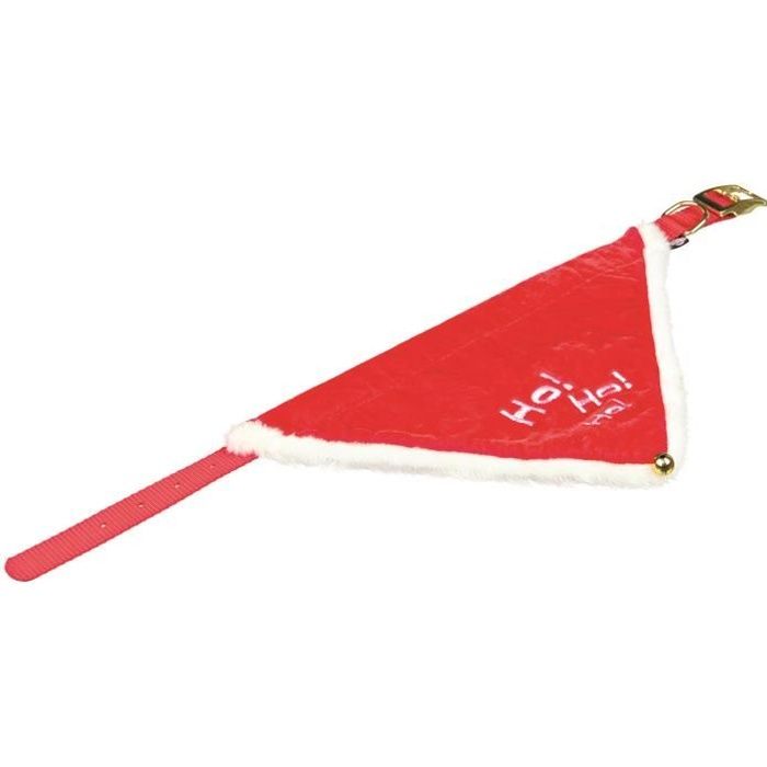 TRIXIE Collier Necki avec bandana M-L - 45-55 cm/25 mm - Rouge - Pour chien et chat