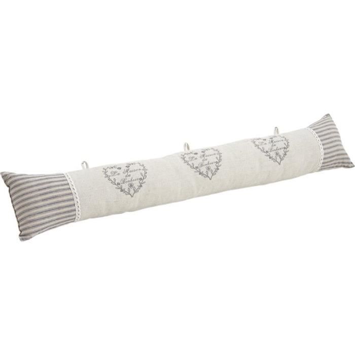 Boudin bas de porte coeurs gris - Achat / Vente boudin de ...