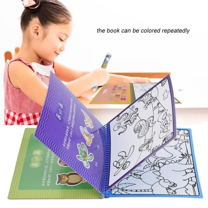 Livre De Dessin De Leau Magique Dessin Peinture Jouet éducatif Portable Avec Stylo Dq France