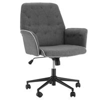 CHAISE DE BUREAU Fauteuil de bureau capitonné hauteur réglable pivo CHAISE DE BUREAU Fauteuil de bureau capitonné hauteur réglable pivo