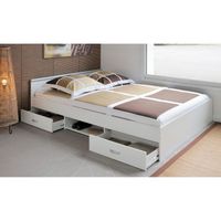 STRUCTURE DE LIT Lit adulte avec tiroirs ZEN II STRUCTURE DE LIT Lit adulte avec tiroirs ZEN II