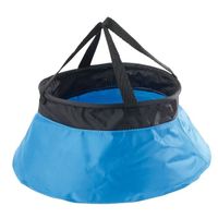 VAISSELLE CAMPING Seau de camping pliable en nylon - 5 L VAISSELLE CAMPING Seau de camping pliable en nylon - 5 L