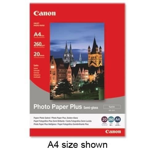 CANON Pack de 1 Papier photo inkjet semi-brillant 260g/m2 - SG-201 - 50 feuilles