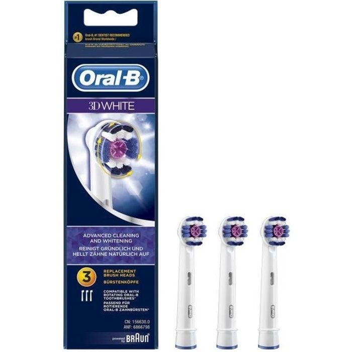 ORAL B Brossettes de rechange Oral-B PRO BRIGHT EB18X3 FF - ORAL B