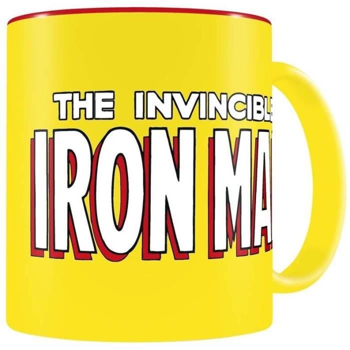 Mug WTT Marvel - Iron Man logo classique - jaune-rouge