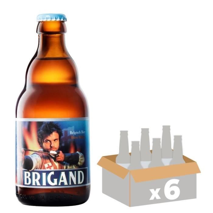 BRASSERIE VAN HONSEBROUCK - BRIGAND 1798 Bière Ambrée - 6x 33 cl - 9 %