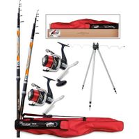 PACK MATÉRIEL PÊCHE Ensemble Complet Surfcasting Lineaeffe 2 Cannes + PACK MATÉRIEL PÊCHE Ensemble Complet Surfcasting Lineaeffe 2 Cannes +