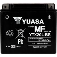 BATTERIE VÉHICULE YUASA - BATTERIE YTX20L-BS L 175mm W 87mm H 155mm BATTERIE VÉHICULE YUASA - BATTERIE YTX20L-BS L 175mm W 87mm H 155mm