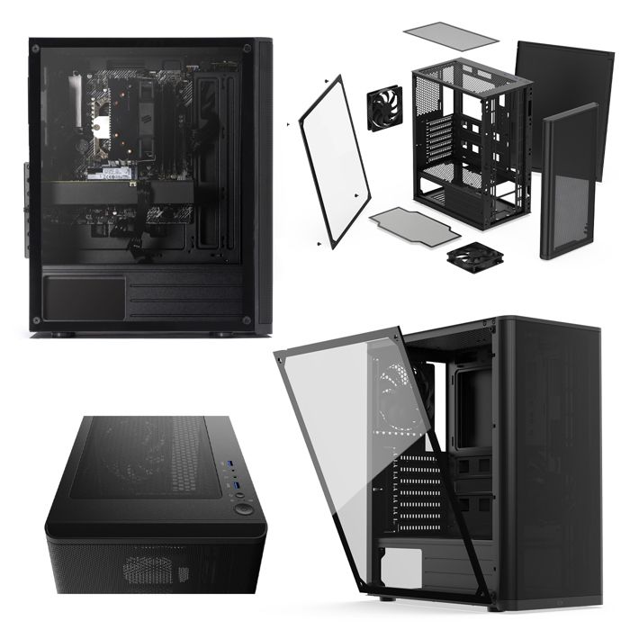 PC Gamer, Intel Pentium, RX570, 1To HDD, 8 Go2