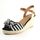Sandales compensees femme talon 7 cm