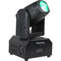 LAMPE ET SPOT DE SCÈNE IBIZA LMH250-RC Lyre Beam à LED RVBB 10W DMX avec LAMPE ET SPOT DE SCÈNE IBIZA LMH250-RC Lyre Beam à LED RVBB 10W DMX avec