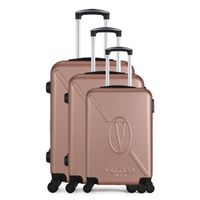 SET DE VALISES Set de 3 valises ABS - Coques rigides - 4 roues 50 SET DE VALISES Set de 3 valises ABS - Coques rigides - 4 roues 50