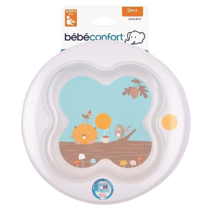 BEBE CONFORT Assiette d'apprentissage avec couvercle