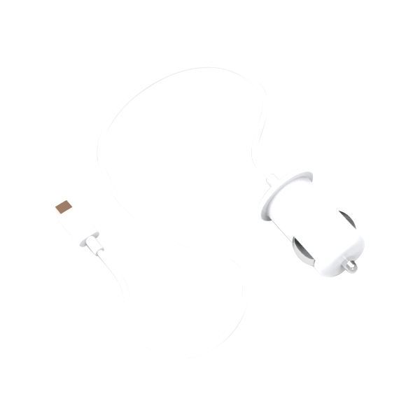 BBC Chargeur allume-cigare IP5 - Blanc
