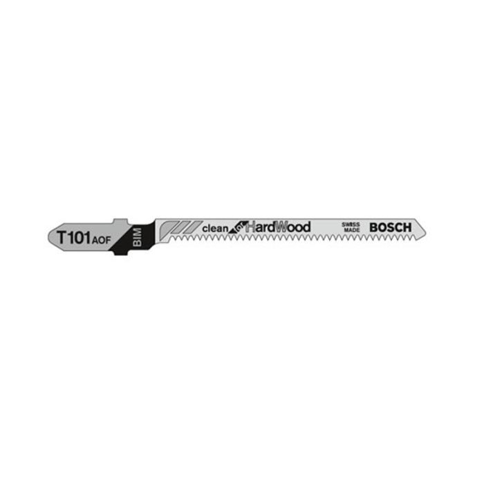 BOSCH Lame de scie T 101 AOF - idéale pour le bois dur - 3 pièces