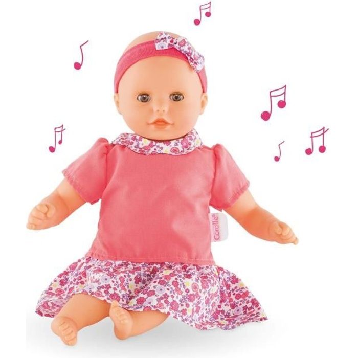 COROLLE Poupon interactif Mélodie - 30 cm - Mon Premier Bébé Calin
