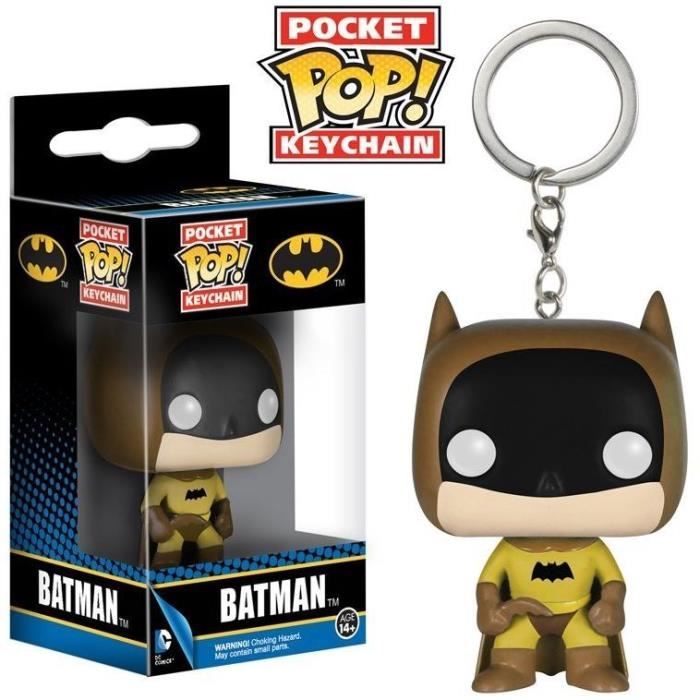 Porte-clé Funko Pocket Pop! Batman: Batman Jaune